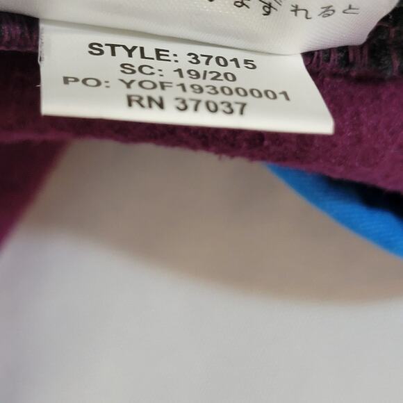 Obermeyer Boulder Fleece Jacket Girls Large Purple Teal Outdoor School Warm - Picture 13 of 16